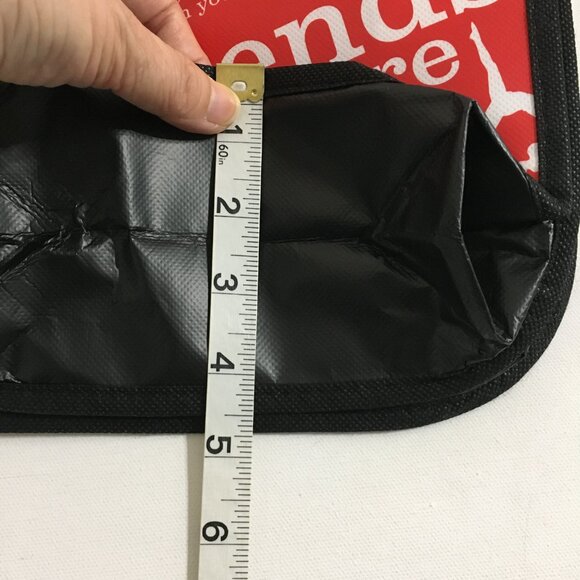 Lululemon 2 Sizes Matching Gift Bag NEW! Red Creativity is Maximized Printed - Picture 12 of 15